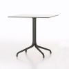 ベルヴィル テーブル スクエア 75×75cm ホワイト×ディープブラック アウトドア用  / Belleville Table (vitra ヴィトラ)