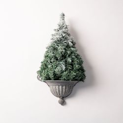 壁掛けクリスマスツリー ヌードツリー・スノー / クリスマス 2023