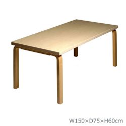 81Aテーブル  子ども用 W150×D75×H60cm / バーチ
