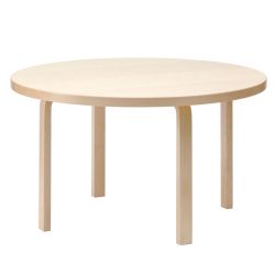 91テーブル アアルトテーブル / バーチ φ125×72cm 