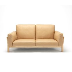 㥹ȡ륽ե2ͳ 쥶 Castor Sofa Leather / ԥ奢 (⥯˥塼 / Karimoku New Standard)