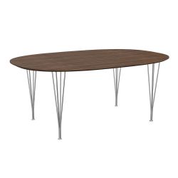 スーパー楕円テーブル B611 / ホワイト W135×D90cm Super 