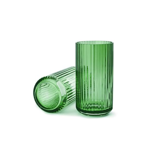 【在庫限り】リュンビューベース グラス H200mm / グリーン (Lyngby Porcelaen / リュンビューポーセリン)