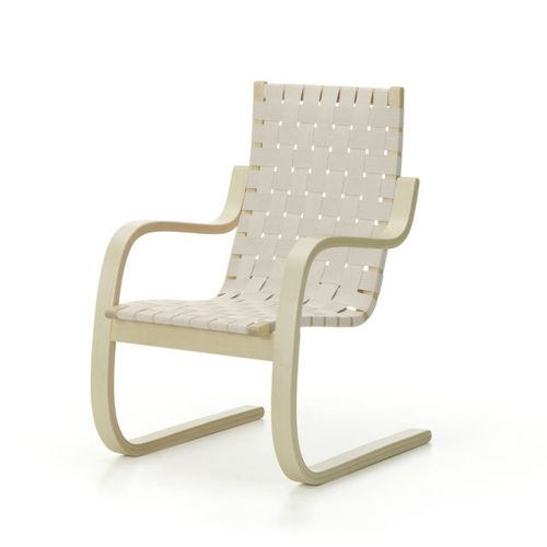 406 アームチェア ナチュラル ホワイトウェビング / 406 Arm Chair (Artek / アルテック)
