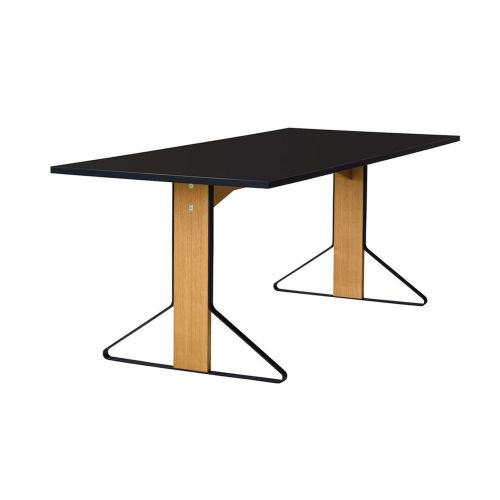 カアリテーブル REB001 / ブラックグロッシーラミネート Kaari Table W200×D85cm (Artek / アルテック)