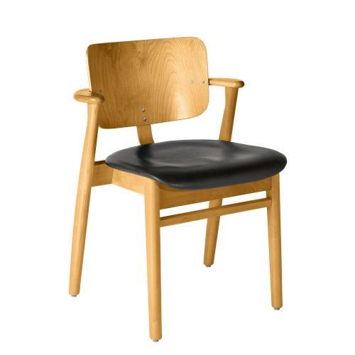 ドムスチェア バーチ材 ハニーステイン×レザー / Domus Chair (Artek / アルテック)