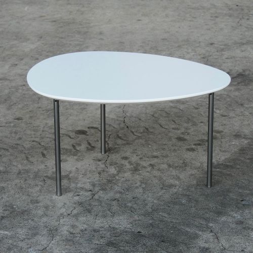 【アウトレット】エクリプステーブルM コーヒーテーブル / ホワイト H30cm (STUA / ECLIPSE)