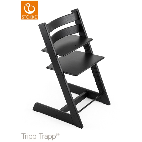トリップ トラップ オーク / ブラック　(Tripp Trapp・Stokke / ストッケ)