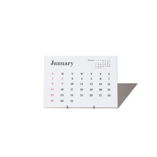 カレンダー 2023 / タイプフェイスカレンダー『MODERN 20 』 卓上カレンダー