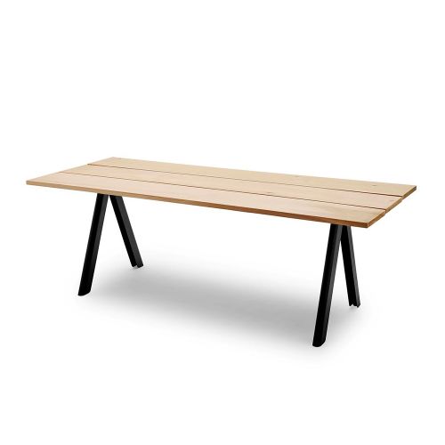オーバーラップ テーブル 220cm アンスラサイト ブラック / Overlap table (SKAGERAK / スカゲラック)  