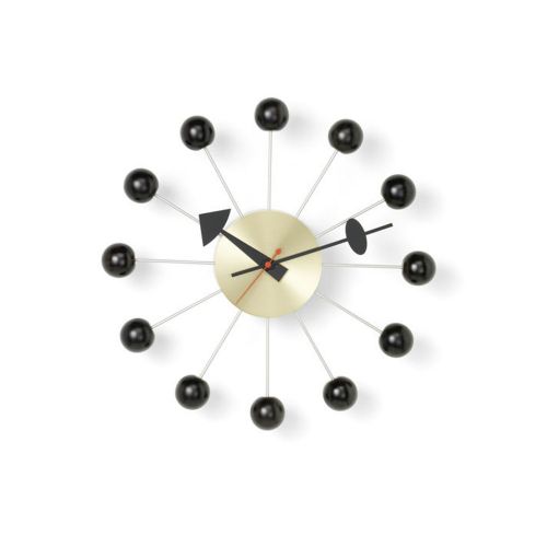 ボールクロック ブラック×ブラス / Ball Clock (vitra ヴィトラ)