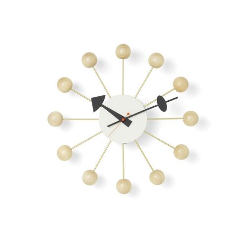 ボールクロック ナチュラル Ball Clock / ネルソンクロック (vitra ヴィトラ)
