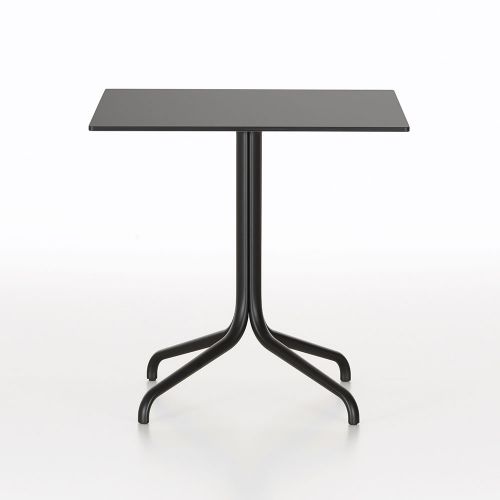 ベルヴィル テーブル スクエア 75×75cm ブラック×ディープブラック アウトドア用  / Belleville Table (vitra ヴィトラ)