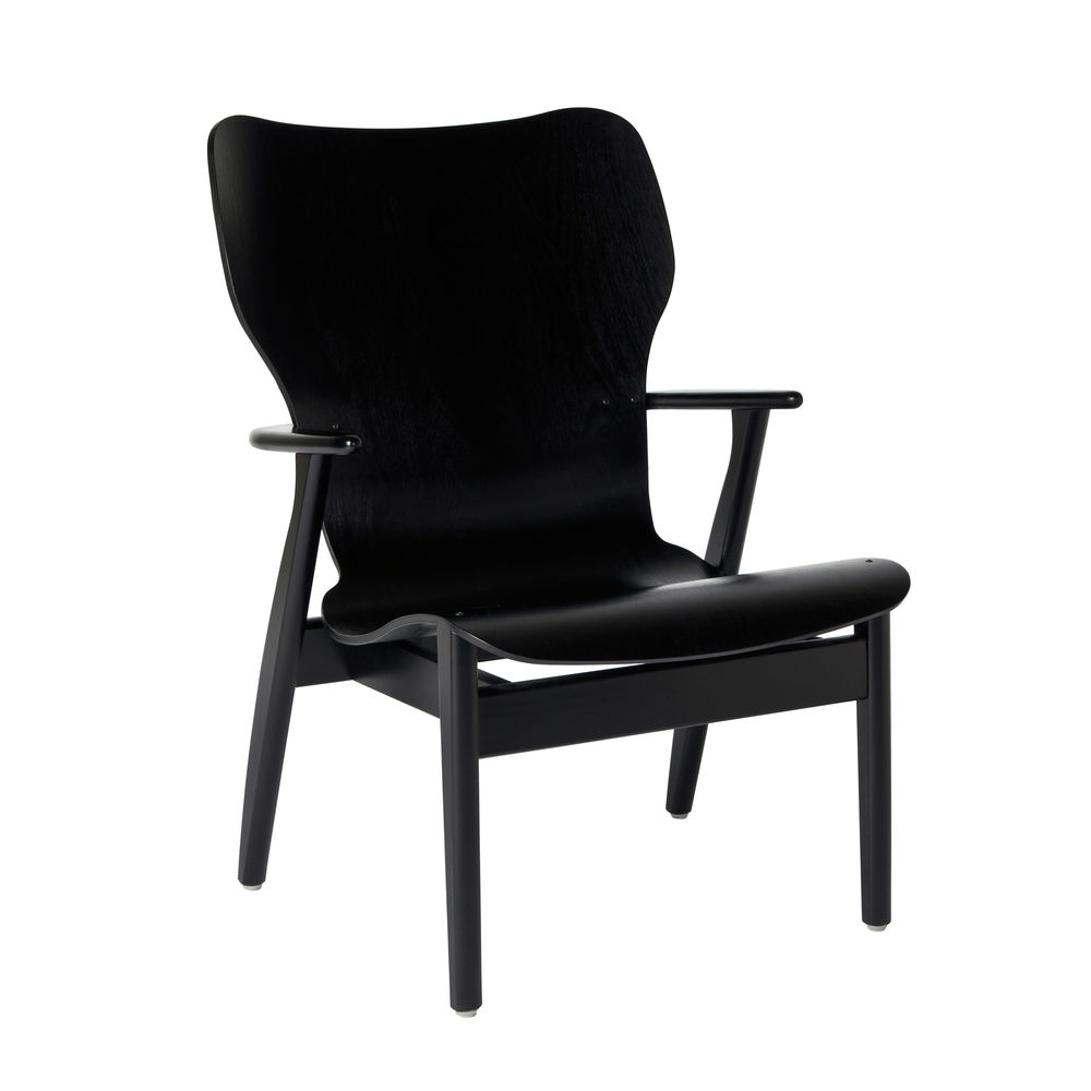 ドムスラウンジチェア ブラック / Domus Lounge Chair (Artek 