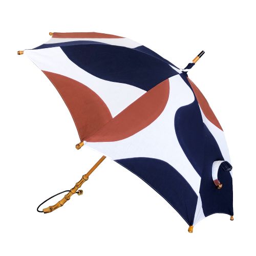 日傘 晴雨兼用 / 注染浴衣地 Mizutamari / BB128 (Breezy blue)