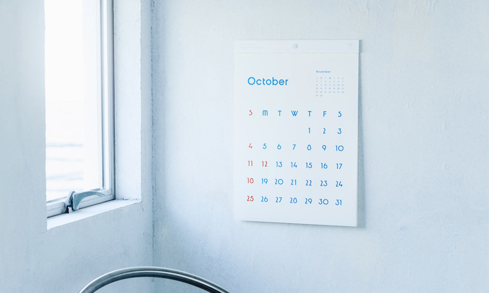 Typeface Calendar 2026「Dempsey」