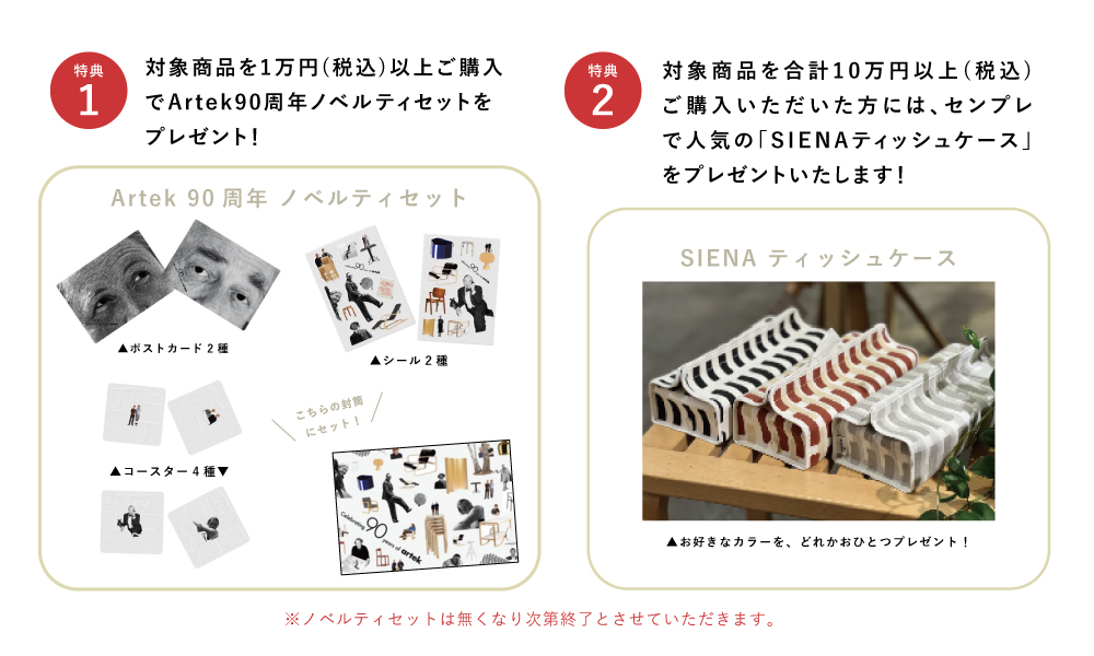 artek アルテック 90周年 創業 アルヴァ アアルト アイノ フィンランド marimekko マリメッコ コラボ 記念