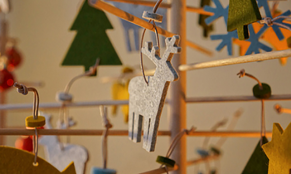 クリスマスオーナメント フェルト